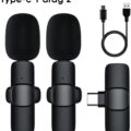 K9 Dual Wireless Lavalier Microphone | Plug & Play USB Type-C Mic with Auto Sync & Noise Reduction