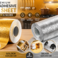 Silver Golden Foil Marble Sheet for modern kitchen backsplash by Talha Bazaa
