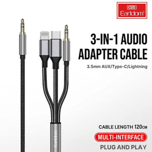 Premium 3-in-1 Universal Audio Cable