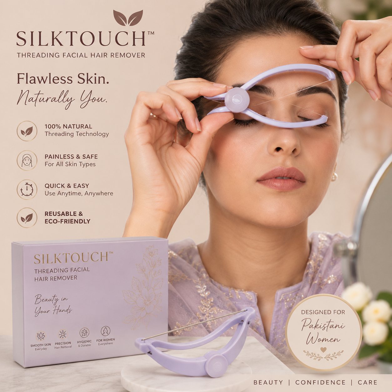 Sipne Face and Body Hair Threading Device
