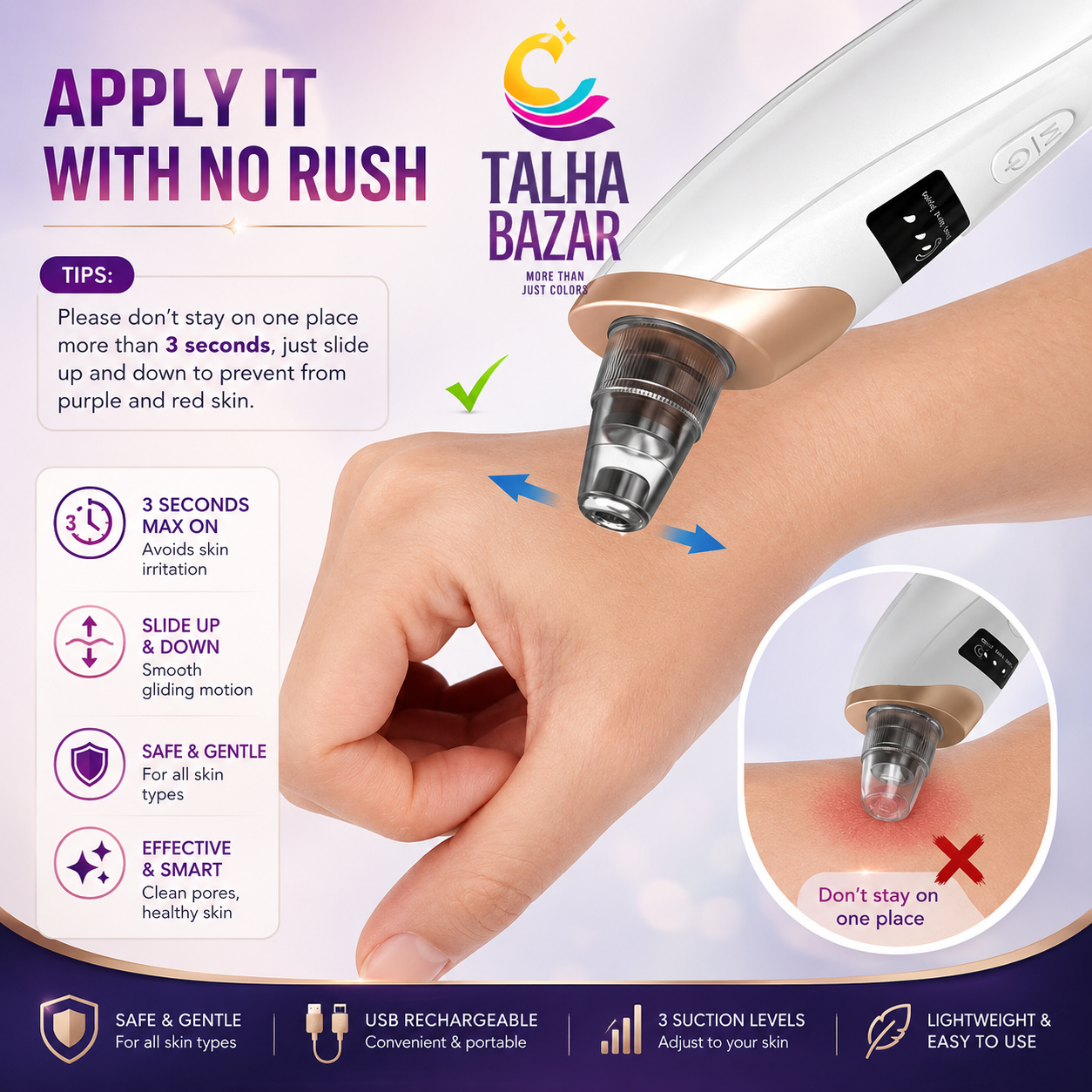 Electric Blackhead Suction Remover for Deep Cleaning