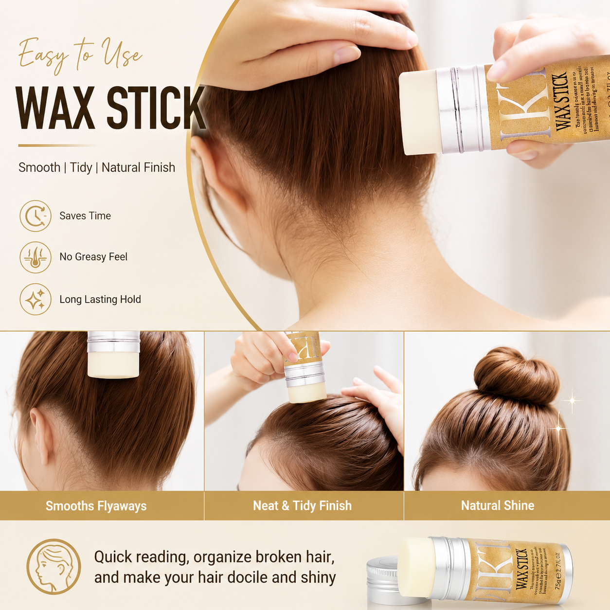 Professional Hair Wax Stick for Pakistani Hairstyles