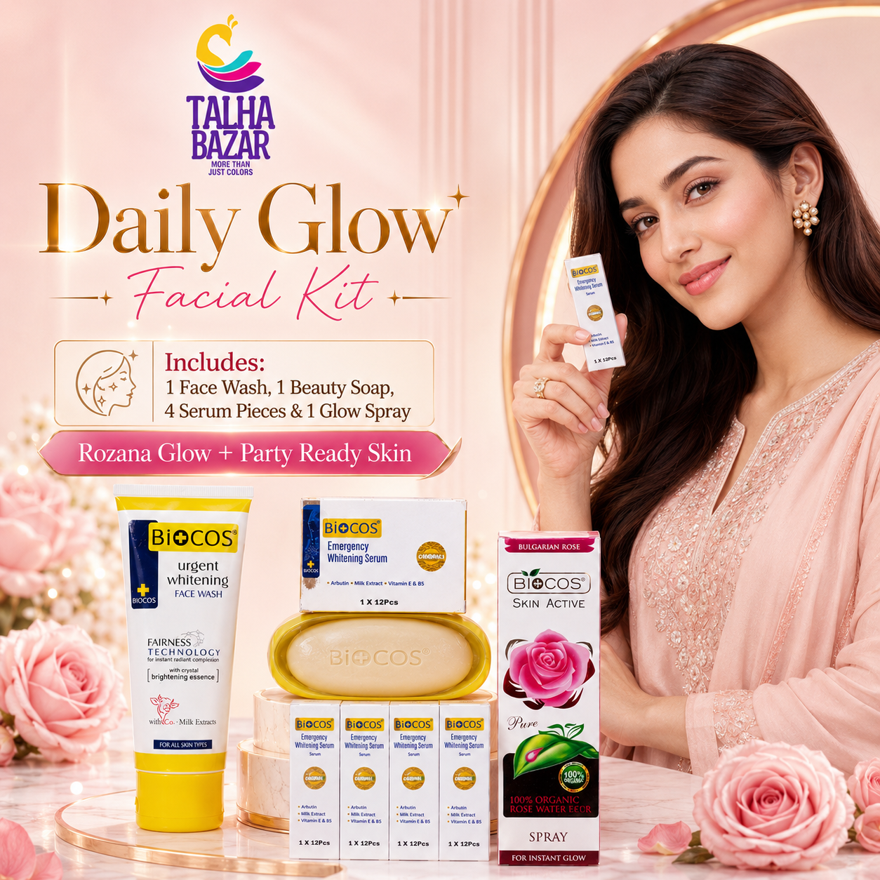 Daily Glow Facial Kit beauty combo