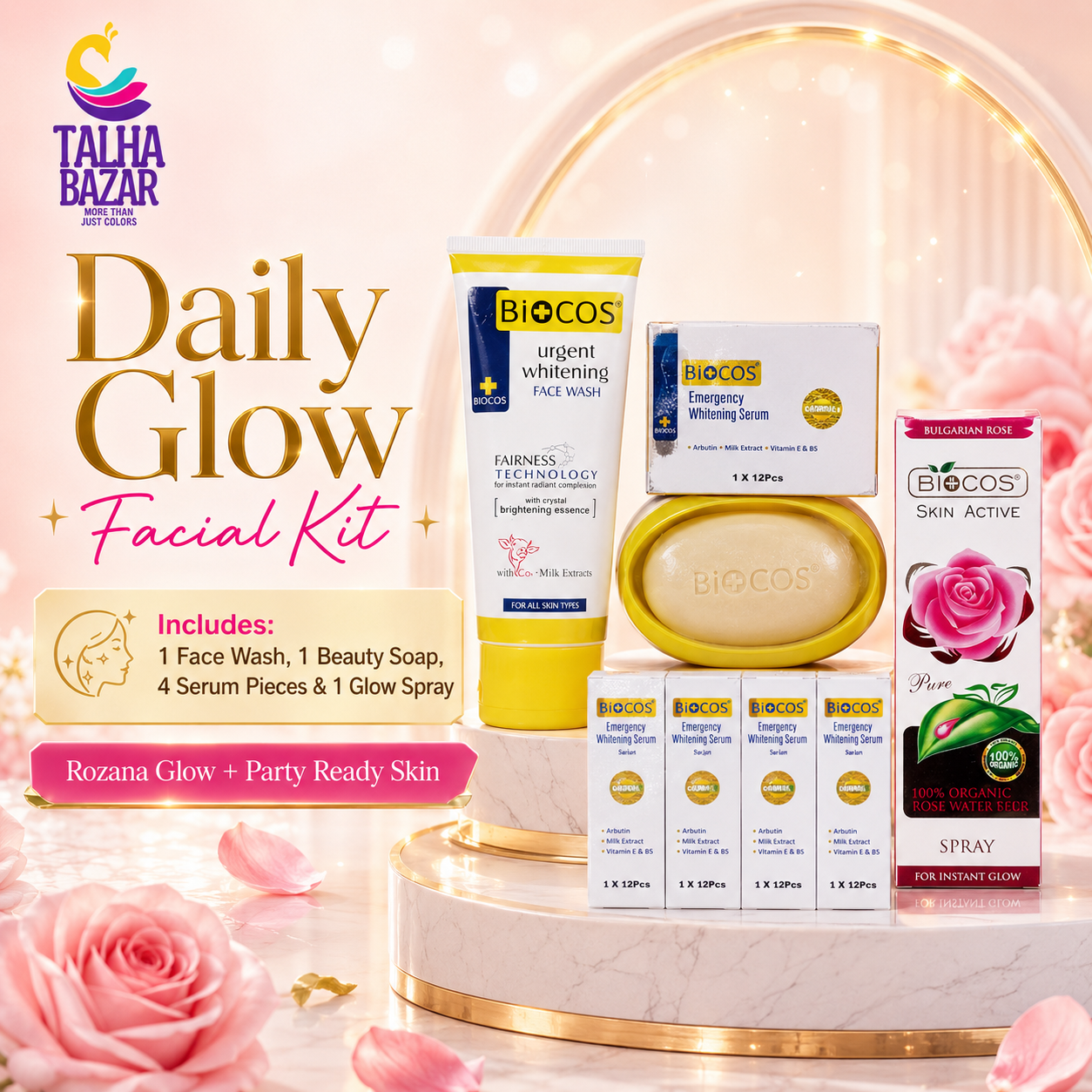 Daily Glow Facial Kit for glowing skin