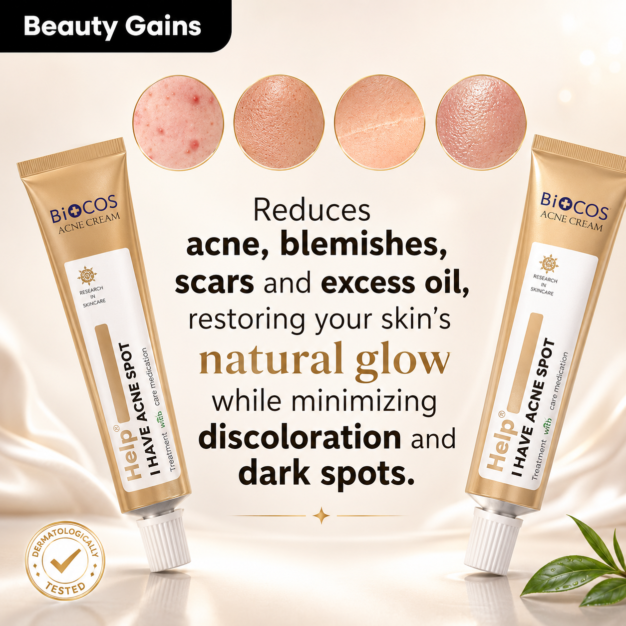 Biocos Acne Cream for clear skin