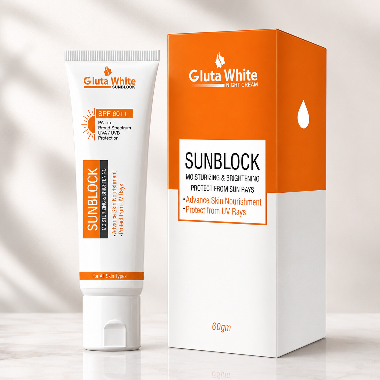 Gluta White SunBlock SPF 60