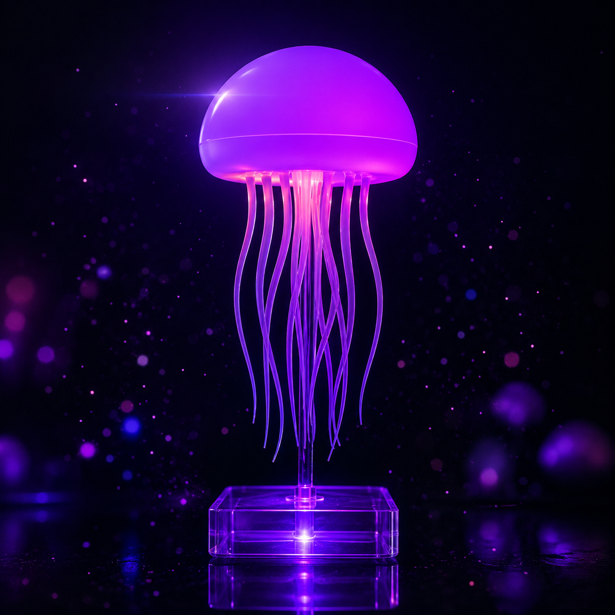 Jellyfish LED Lamp Pakistan Purple Blue Bedroom Decoration