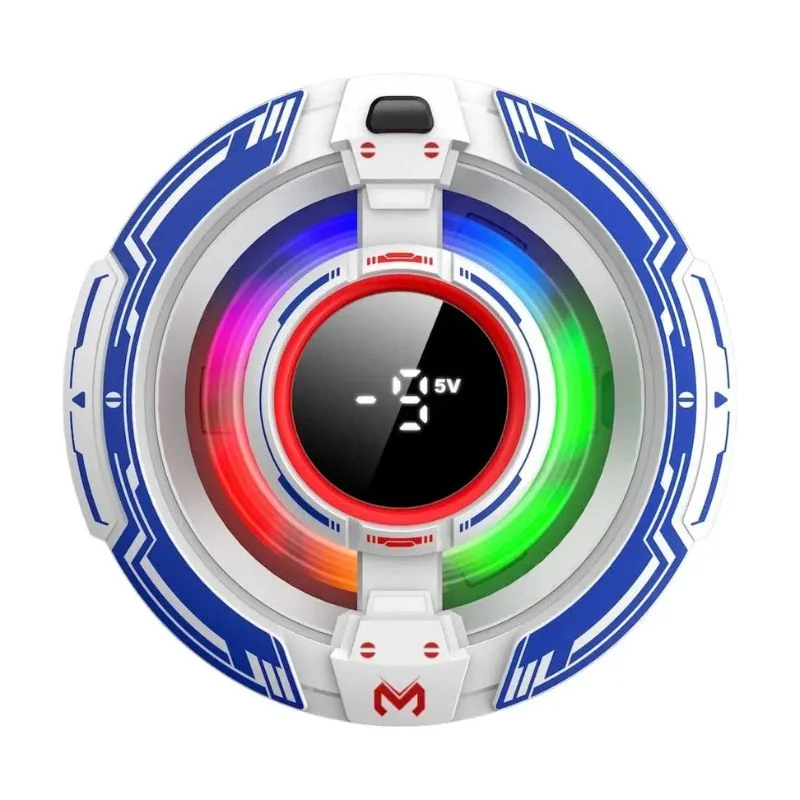 Fast cooling CX16 mobile fan compatible with Android and iPhone to reduce device temperature during heavy use.