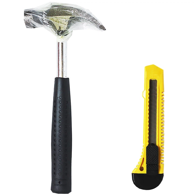 8 piece tool kit infographic highlighting storage, portability and DIY use
