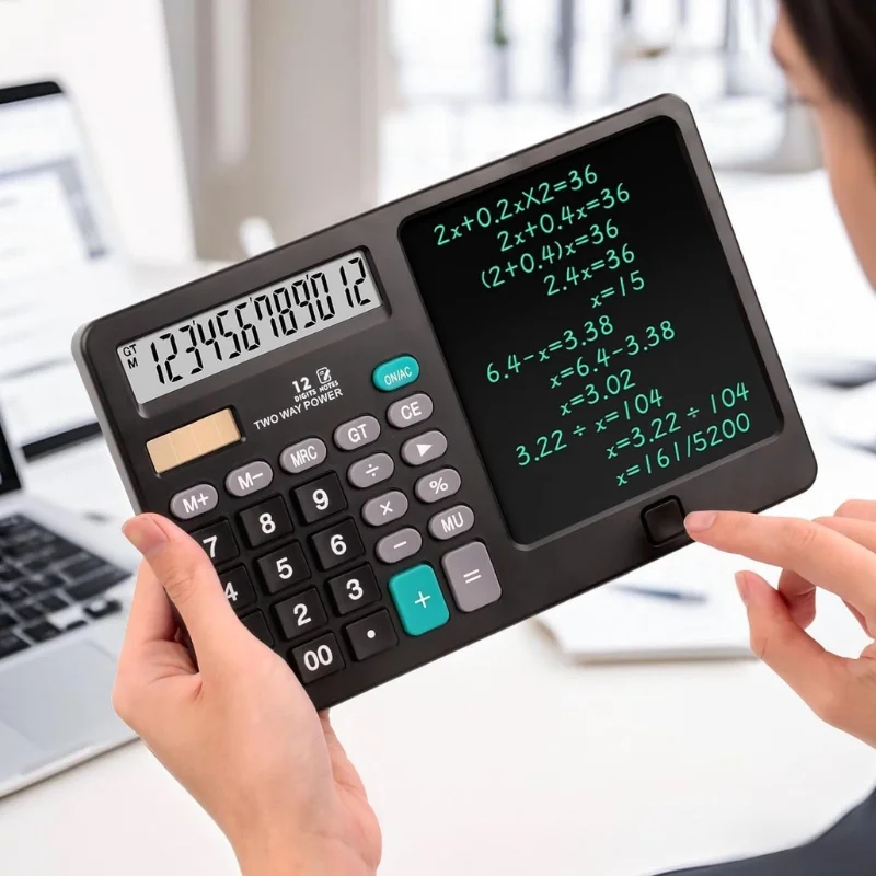 calculator with writing tablet LCD writing screen