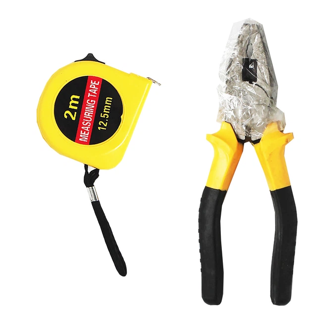 Close-up of ergonomic handles on tools supplied with YL-8009A kit