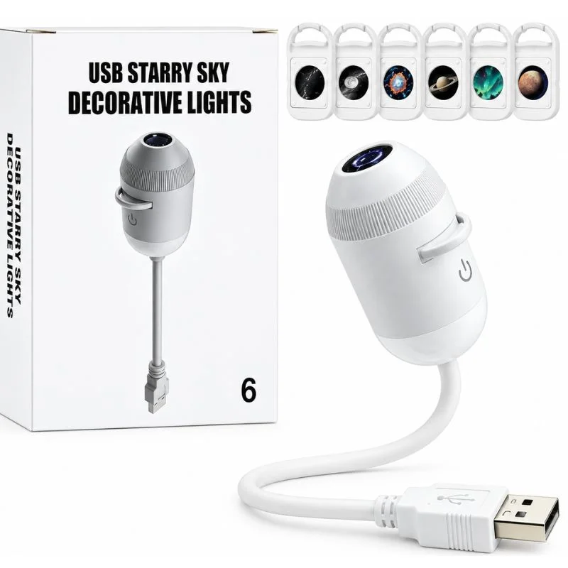 Galaxy Star Projector night light with starry sky projection