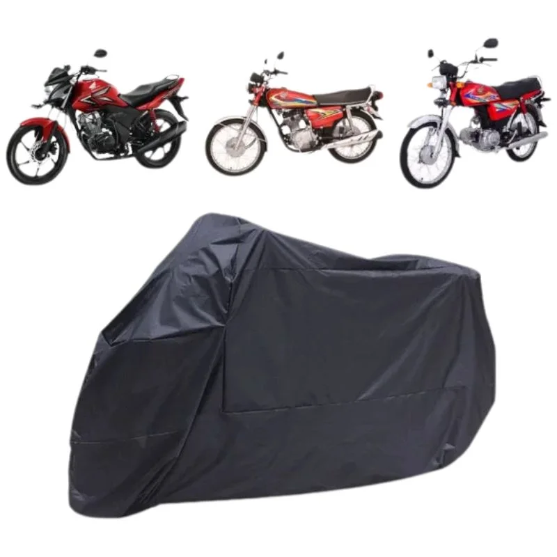 Washable and reusable parachute fabric motorcycle cover