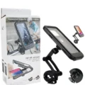 Waterproof bike phone holder with 360 degree rotation