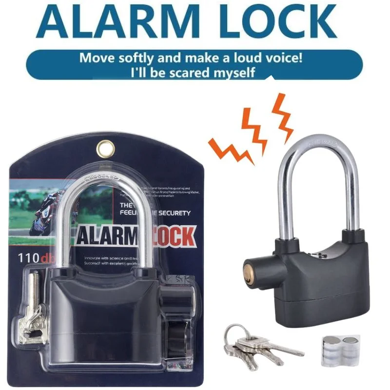 Gembok Alarm Lock with built-in siren