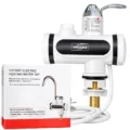 Instant Electric Hot Water Tap with digital temperature display