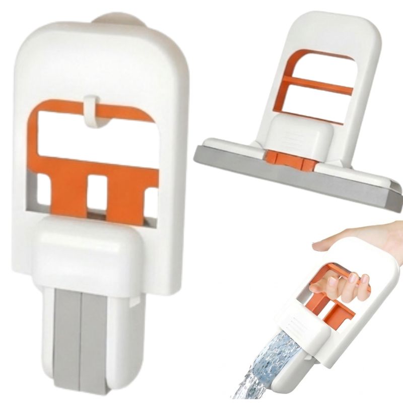 Mini Sponge Mop with foldable self-squeezing design