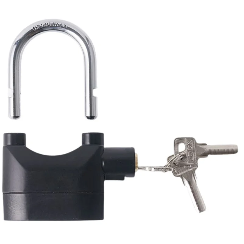 Motorcycle and scooter anti-theft alarm lock